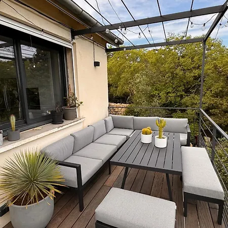 Villa Nimes Villa Au Calme Avec Jardin, Piscine Et Terrain Petanque A 5 Min Du Centre Ville Nîmes