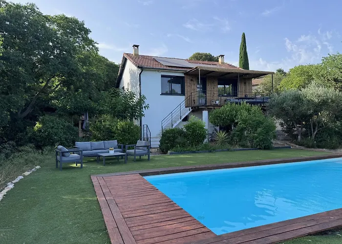 Au Calme Avec Jardin, Piscine Et Terrain Petanque A 5 Min Du Centre Villa
